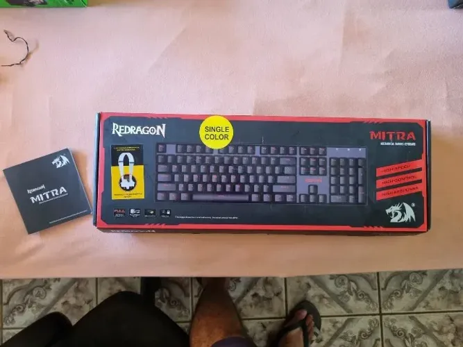 Teclado Redragon Mitra Switch Brown (Marrom)
