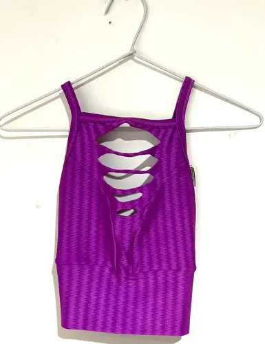 Top fitness roxo Get Shape tam M