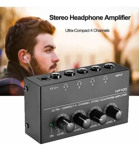 Amplificador De Fones De Ouvido Microamp Ha400 Powerplay