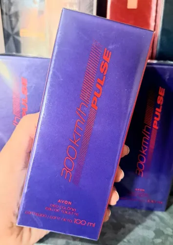 Perfume 300 km Pulse 100 ml, Fragrância masculina Amadeirada cítrica (Original e Lacrado)