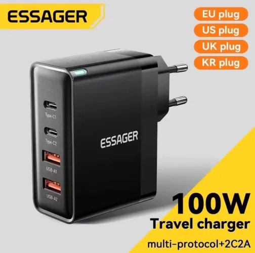Carregador ESSAGER 100w Original