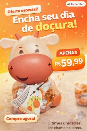 Vaquinha Cremilda com trufas La Creme kids