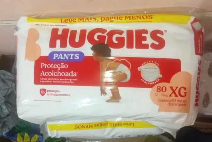 Fralda Pants Huggies Proteção Acolchoada XXG 72 Unidades