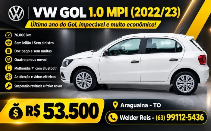 Volkswagen Gol Geração VII 1.0 12V Flex Mec. 4P 2023