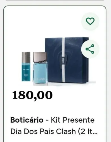 Kit perfume e body spray Clash