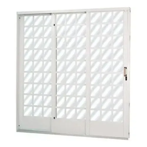 Porta Balcao MGM quadriculada 3 folhas (nova e lacrada)