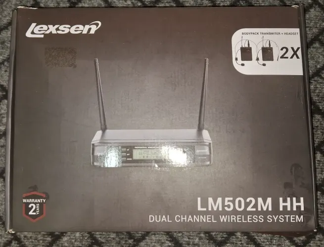Vendo microfone sem fio Lexen LM502M HH.