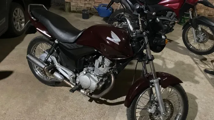 Moto completa com freio a disco 