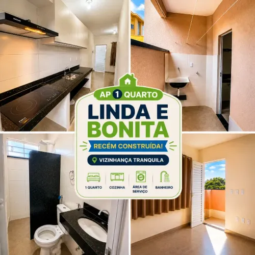 Kitnet em Goiania para Alugar Aluguel Nova e Bonita