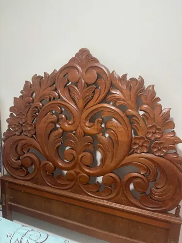 Vendo espetacular cabeceira de cama casal rústica!!