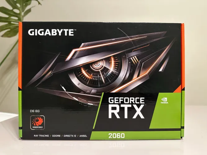 Placa de Vídeo Gigabyte RTX 2060 6GB GDDR6 - Funciona 100%