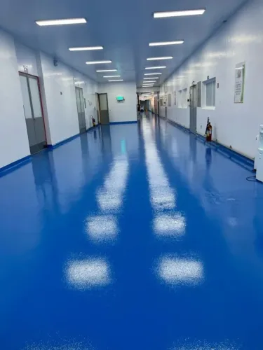 pintura epoxi em pisos industriais por m2 mão de obra aparti de 100m2