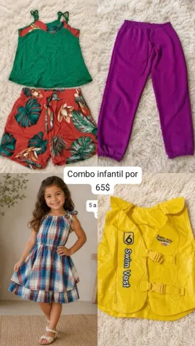 Combo de roupas infantil 