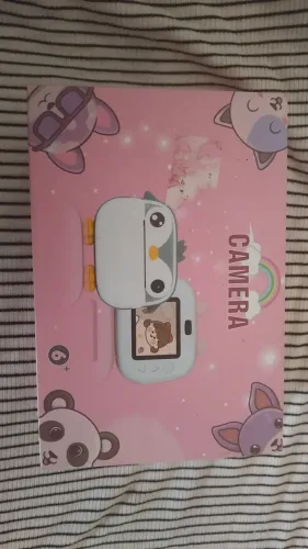 Camera com impressão de fotos