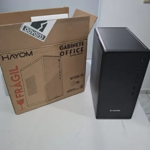 Gabinete Gb1752 Office Hayom Micro-atx Usb Frontal Sem Fans