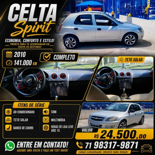 Chevrolet Celta Spirit/ LT 1.0 MPFI 8V Flexp. 5P 2010