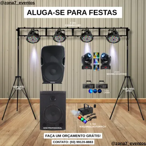 DJ + SOM + ILUMINAÇAO / PROFISSIONAL