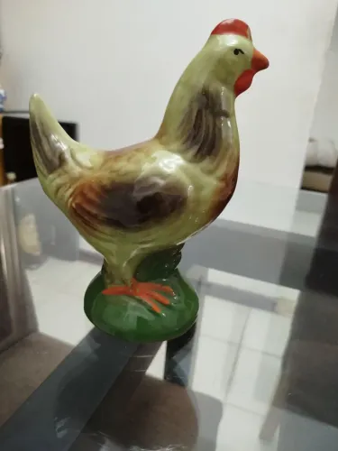 Antigo Galo de porcelana
