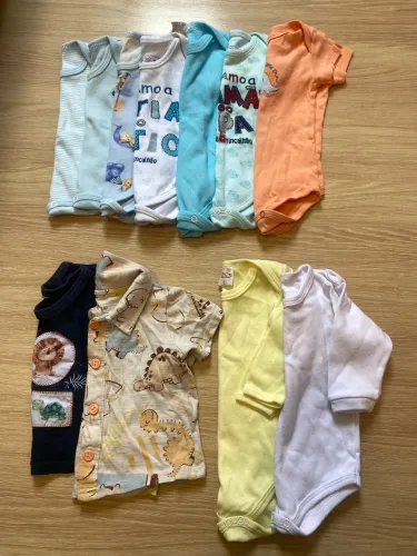 Lote roupas bebê menino 0-3m 
