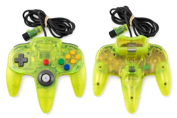 Controle N64 Extreme Green Original Nintendo - Raro