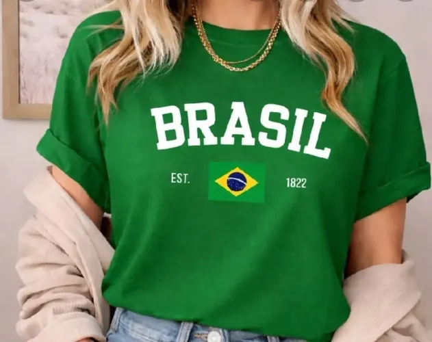 Camisa do brasil feminina... tamanho G