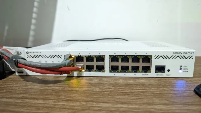Mikrotik CCR2004-16G-2S+PC