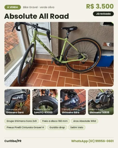 BIKE GRAVEL ABSOLUTE ALL ROAD