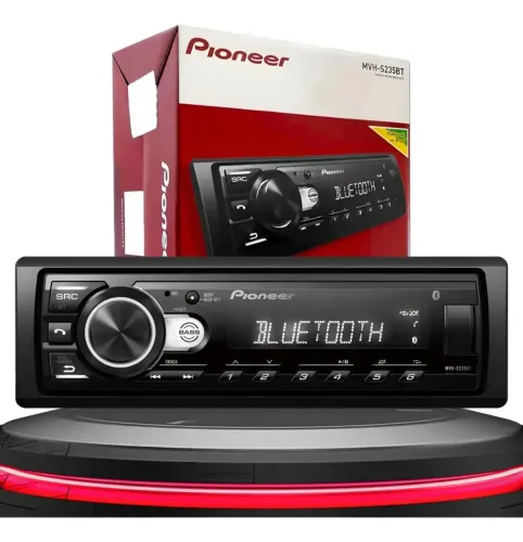 Rádio Pioneer MVH S235BT (modelo novo)