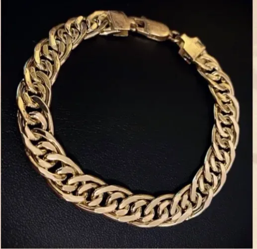 Pulseira Elo Romano em Ouro 18k 750