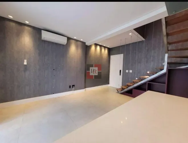 Apartamento de 80 m² com pé-direito duplo no Sky Campo Belo