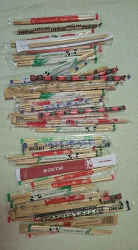 Doação - 58 pares de hashi (embalados individualmente)