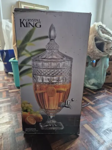 Suqueira de cristal