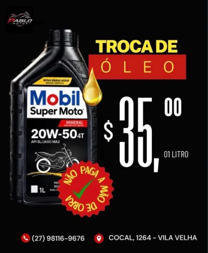 TROCA DE ÓLEO