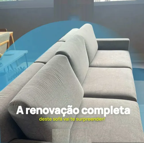 Lavagem a seco.'- seu sofá em boas mãos