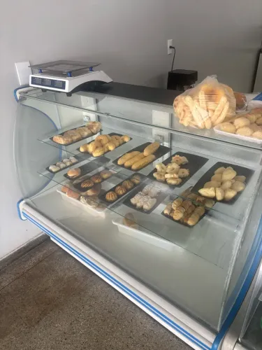 VENDO EXPOSITOR SECO PARA PADARIA - VITRINE DE VIDRO