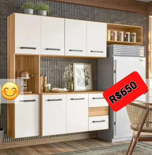 ARMÁRIO DE COZINHA COMPLETO NOVOS MESMO MODELO DA FOTO FAÇO ENTREGA PAGAMENTO SÓ NO ATO 