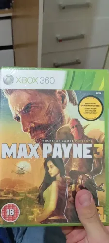 Max Payne 3 Xbox 360 mídia física lacrado
