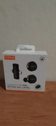 Microfone gold pro