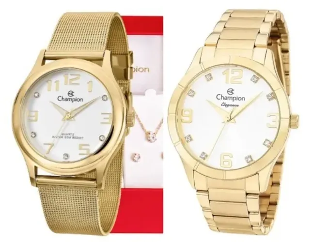 Relógio Champion feminino. Novo, nota fiscal. Original. Valor: 200,00 reais cada.