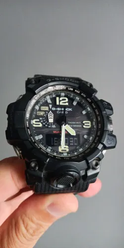 Relógio Casio G-Shock Mudmaster GWG1000, bateria solar, importado