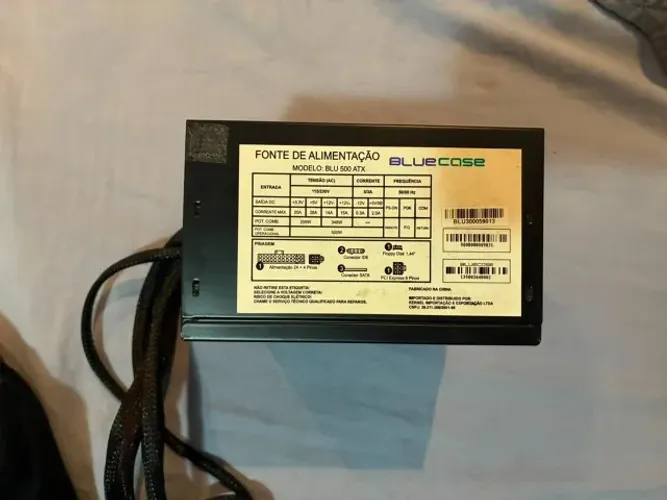 Fonte de alimentação para PC Bluecase ATX 500W