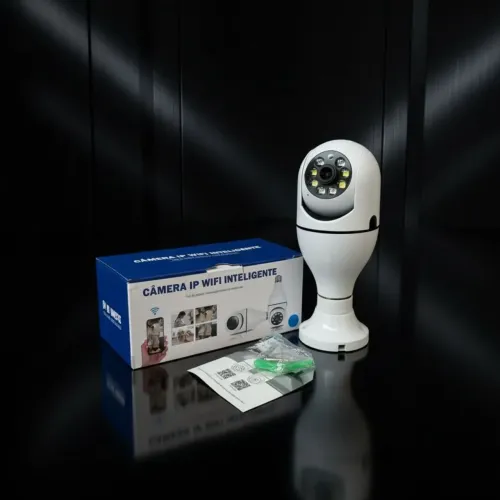 Câmera de segurança externa - com giro de 360° e imagens Full HD - entrega grátis