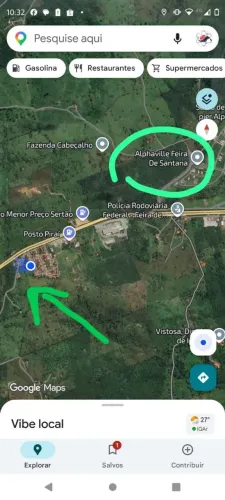 Terreno 90 tarefas para loteamento