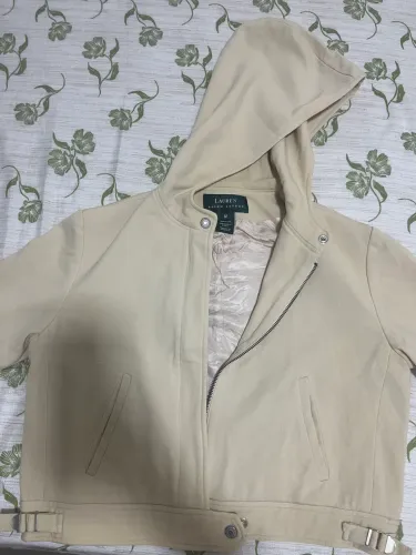 Casaco cropped Lauren, Ralph Lauren bege M