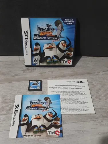 Jogo DS - The Penguins of Madagascar: Dr. Blowhole Returns - Again! Nintendo DSi DS