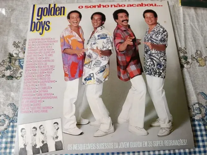 LP (Disco de vinil) Golden Boys: O sonho não acabou... 35 músicas! Jovem Guarda Novíssimo!
