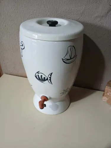 Filtro de água cerâmica branco