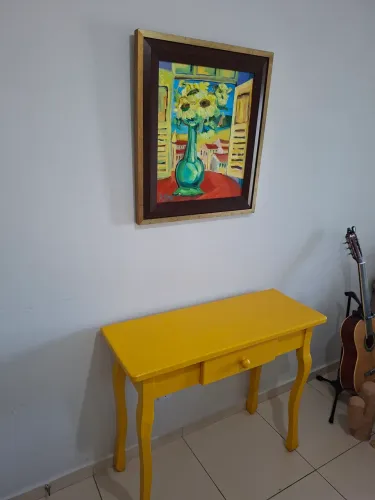 Aparador de Madeira Maciça Estilo Luís Xv Rústico Com Gaveta