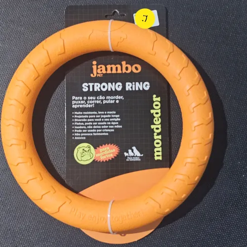 Anel resistente de borracha para cães