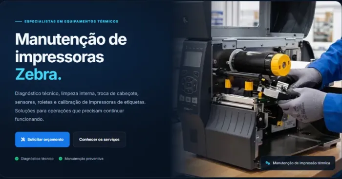 Manutençao de Impressoras Térmicas